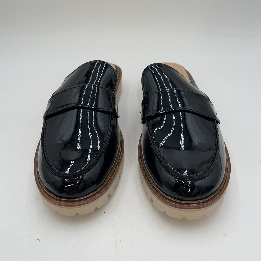 Journee Collection MIYCAH Shoes Womens Black Patent Slip On Loafers Size 12M